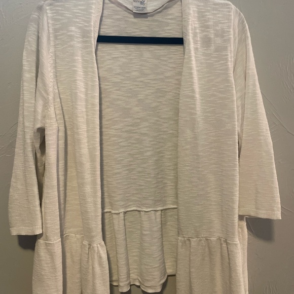 Terra & Sky Sweaters - Terra & Sky Cream Knit Top